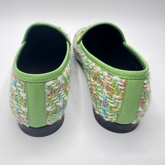 Gucci Jordaan Tweed Horsebit Moccassin Loafers Multicolor Size EU 36.5 - Picture 3 of 10